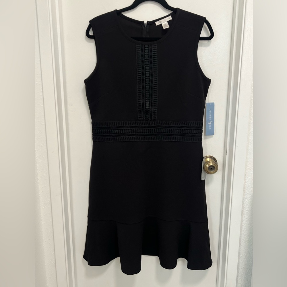 NWT London Times Women Black Dress